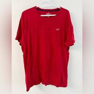 Hollister Men’s Red T-Shirt - XL